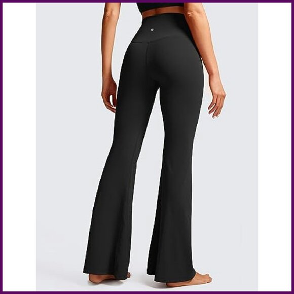 High Waist V Cross Bootcut Yoga Pants 33" Inseam Butterluxe Fabric - Picture 3 of 5